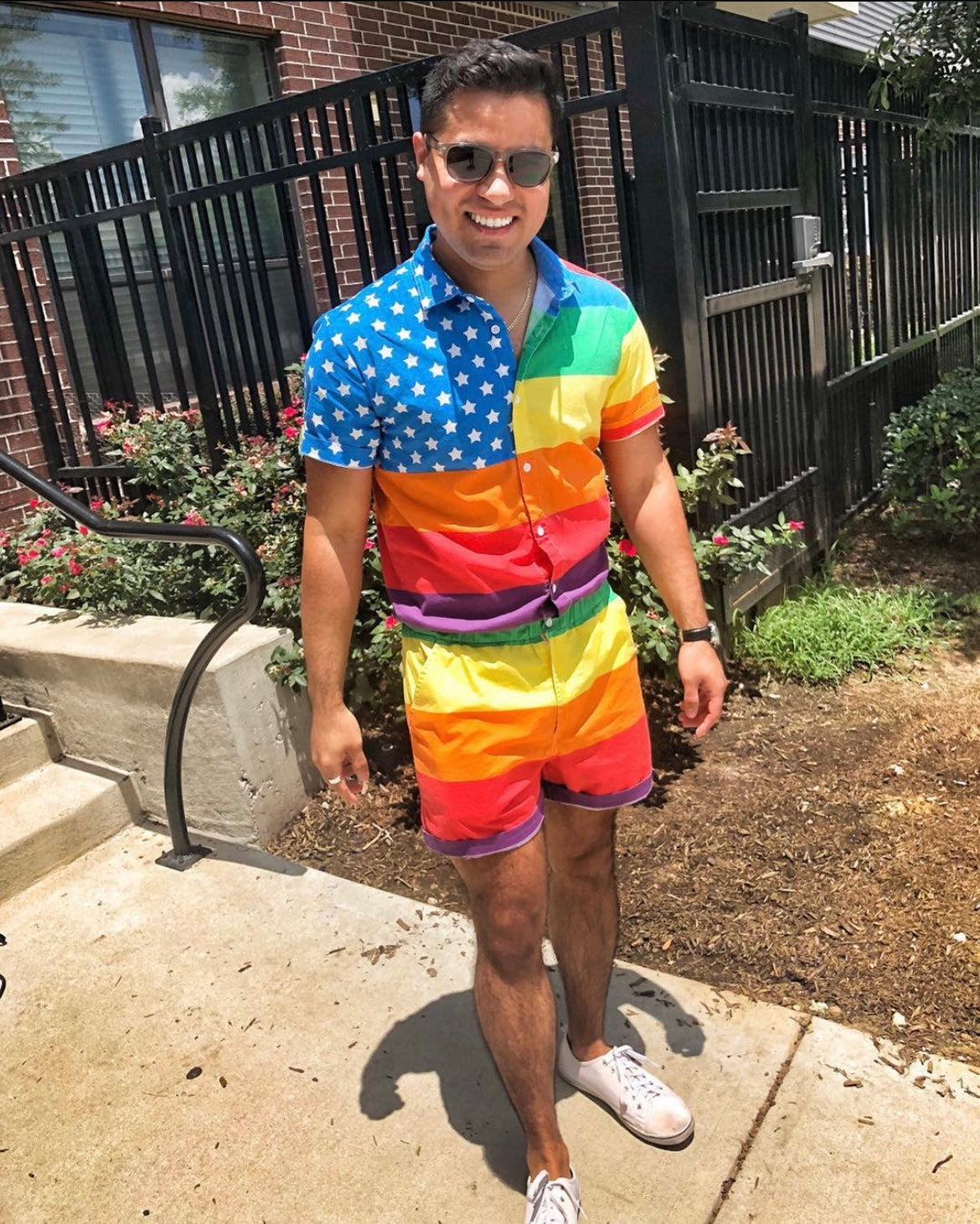 Pride Men's Romper - American Patriot