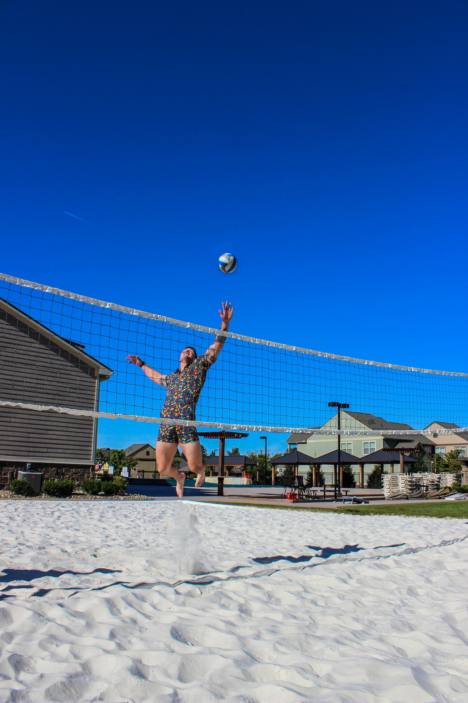 Playing sports in mens romper