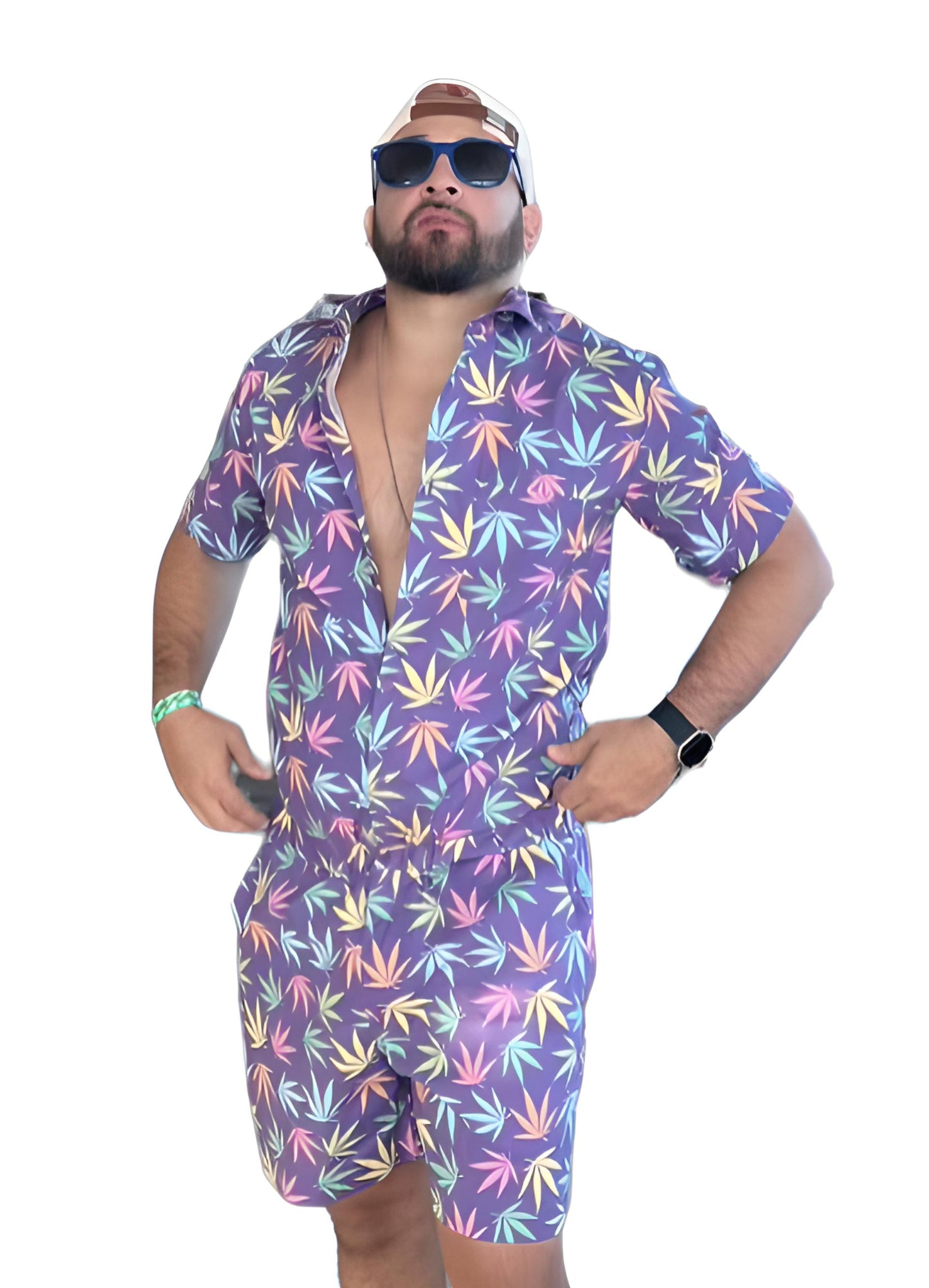 Male Romper - Blazed