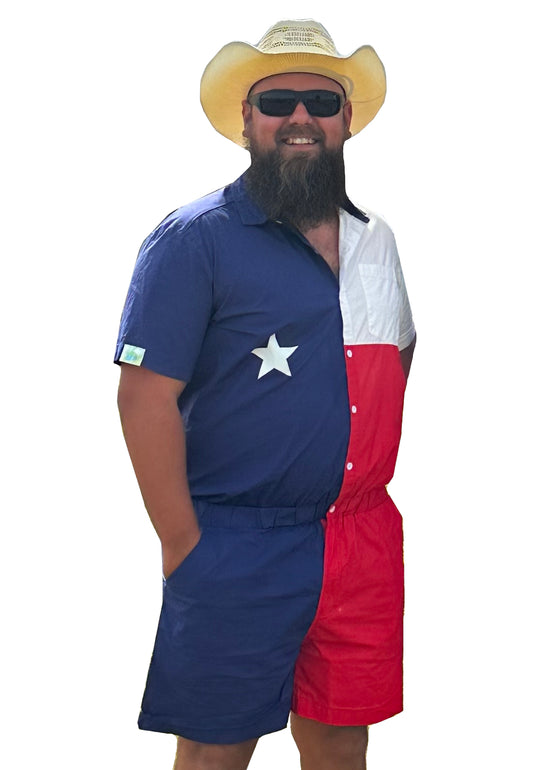 Male Romper - Lone Star