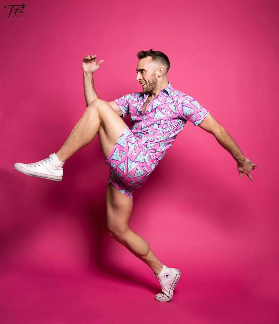 Male Romper - Retro