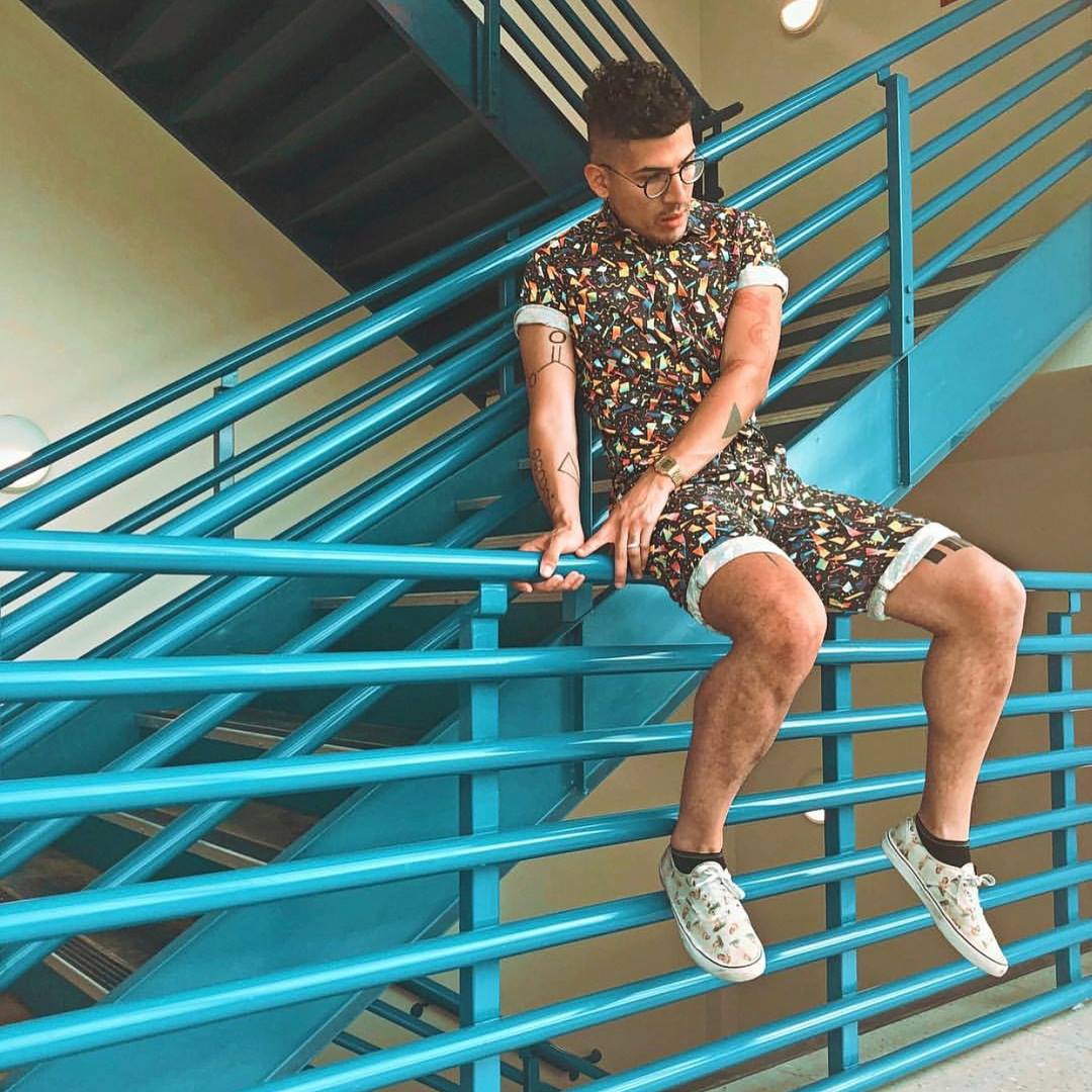 Male Romper - Confetti