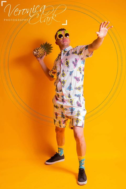 Male Romper - Pineapples