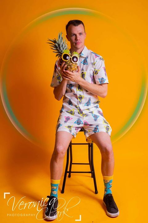 Male Romper - Pineapples