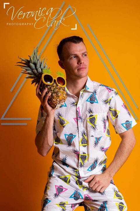 Male Romper - Pineapples