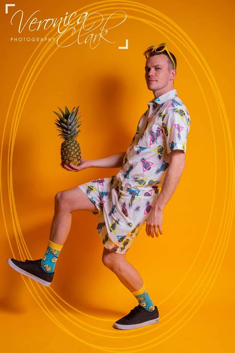 Male Romper - Pineapples