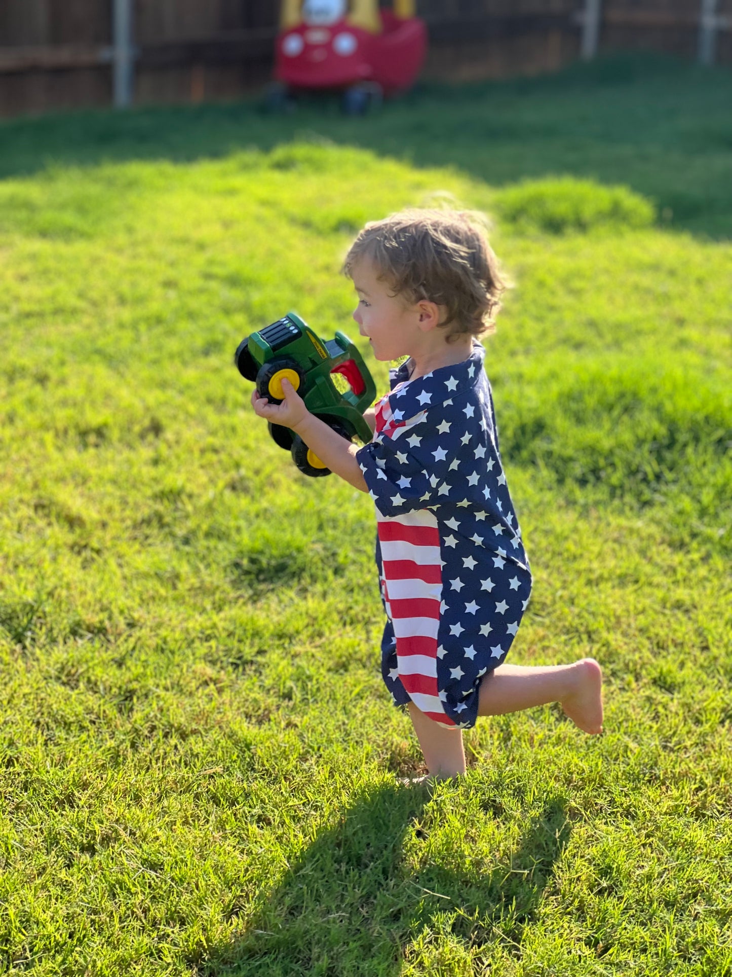 Kids American Flag Romper