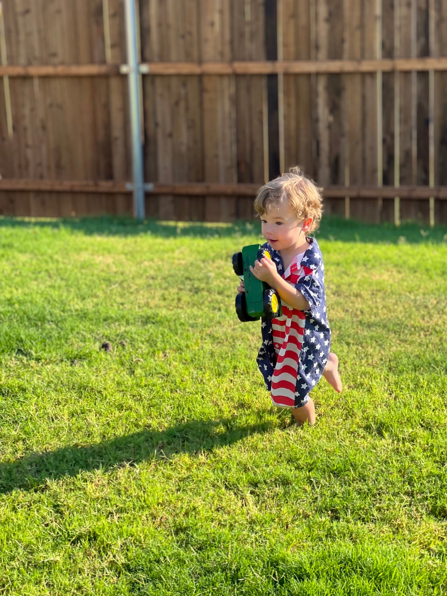 Kids American Flag Romper