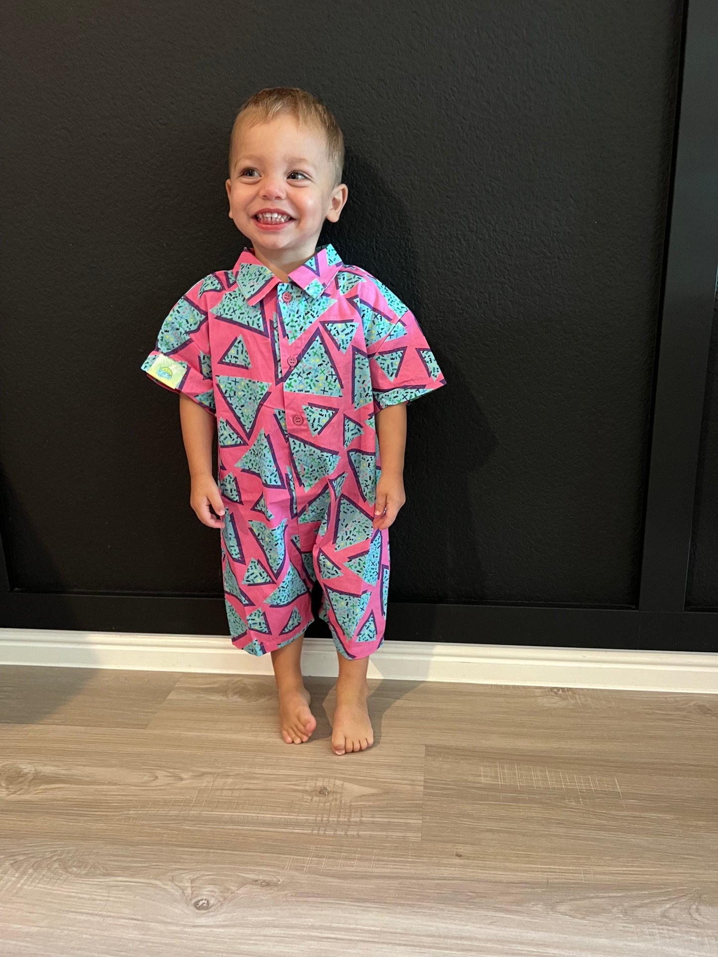 Kids Retro Romper