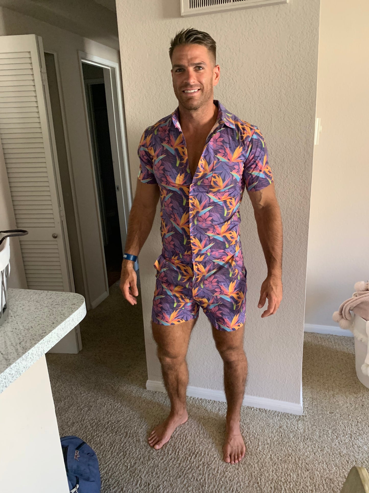 Male Romper - Paradise