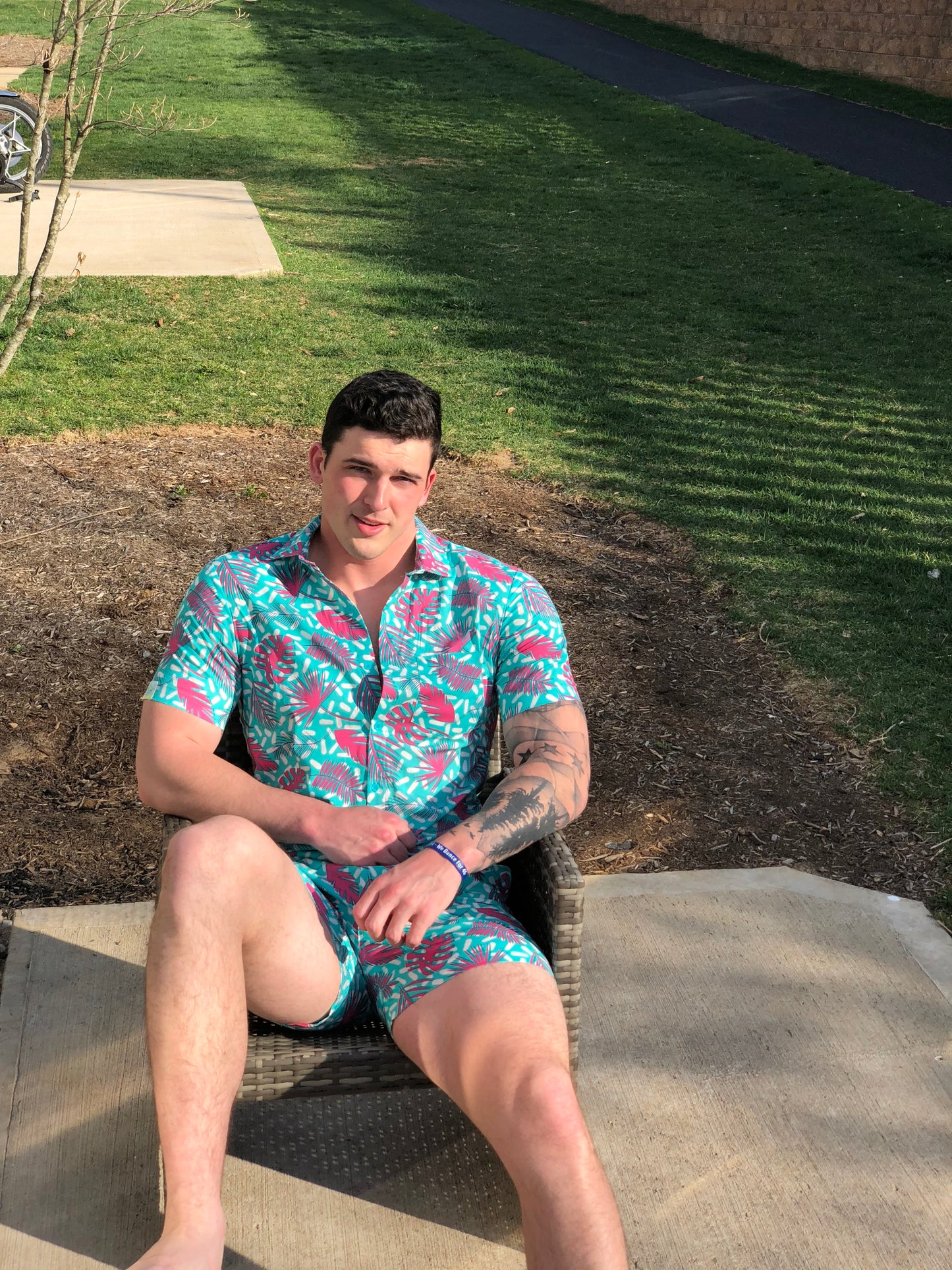 sexy male romper