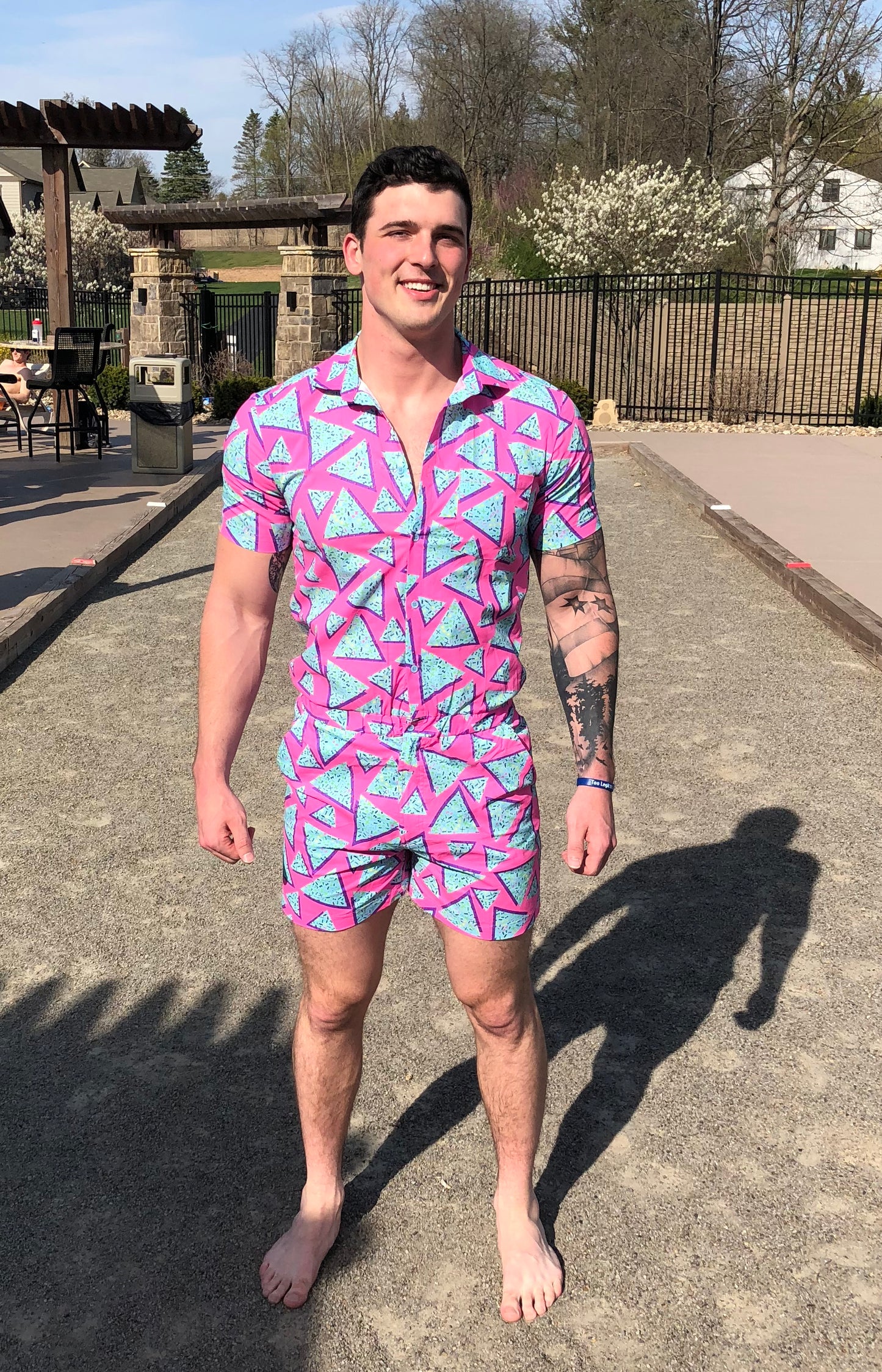 Male Romper - Retro