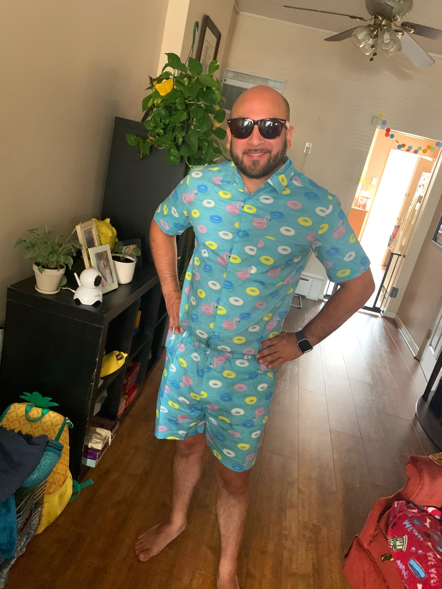 Male Romper - Pool Party