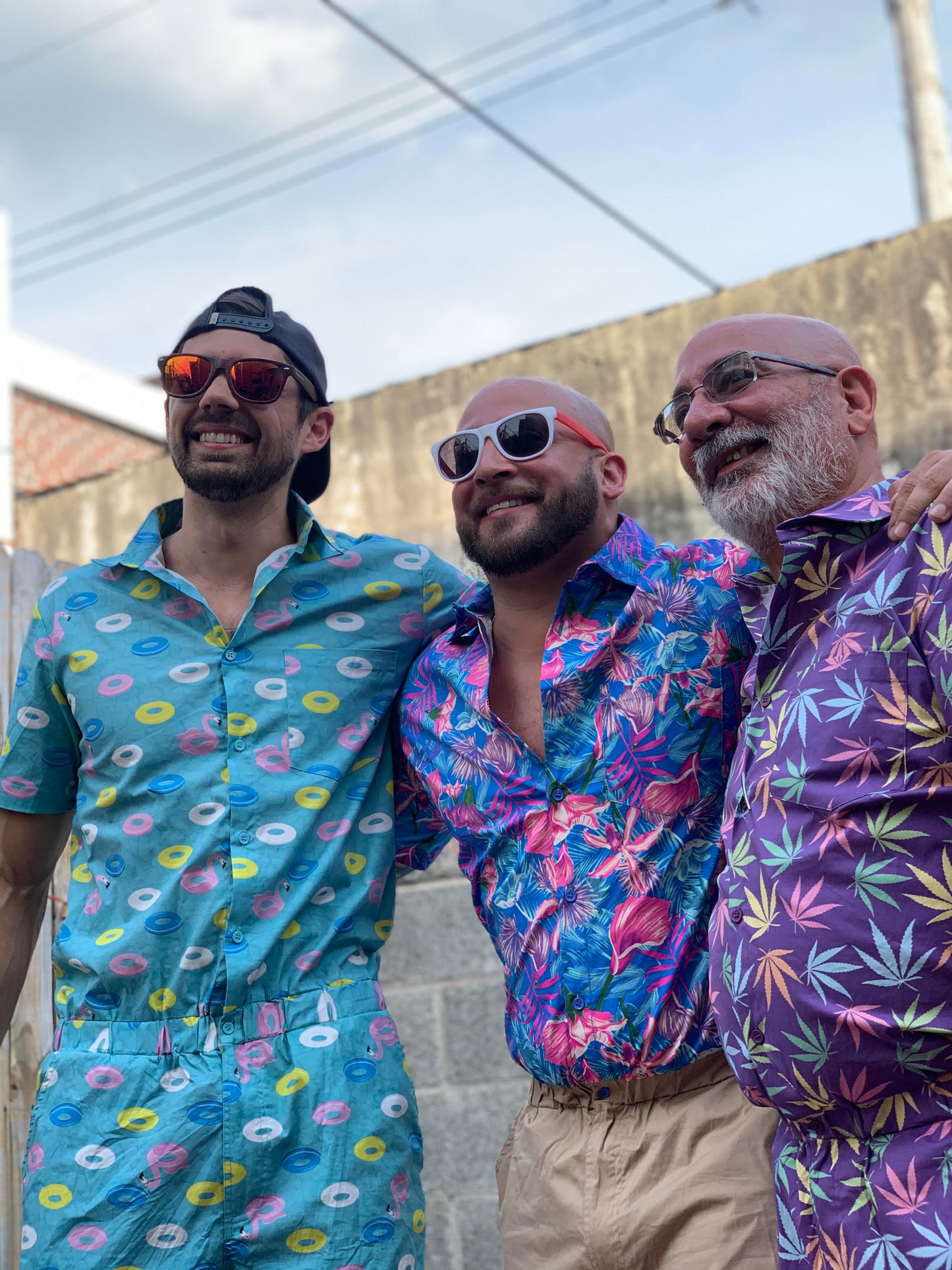 Male Romper - Blazed