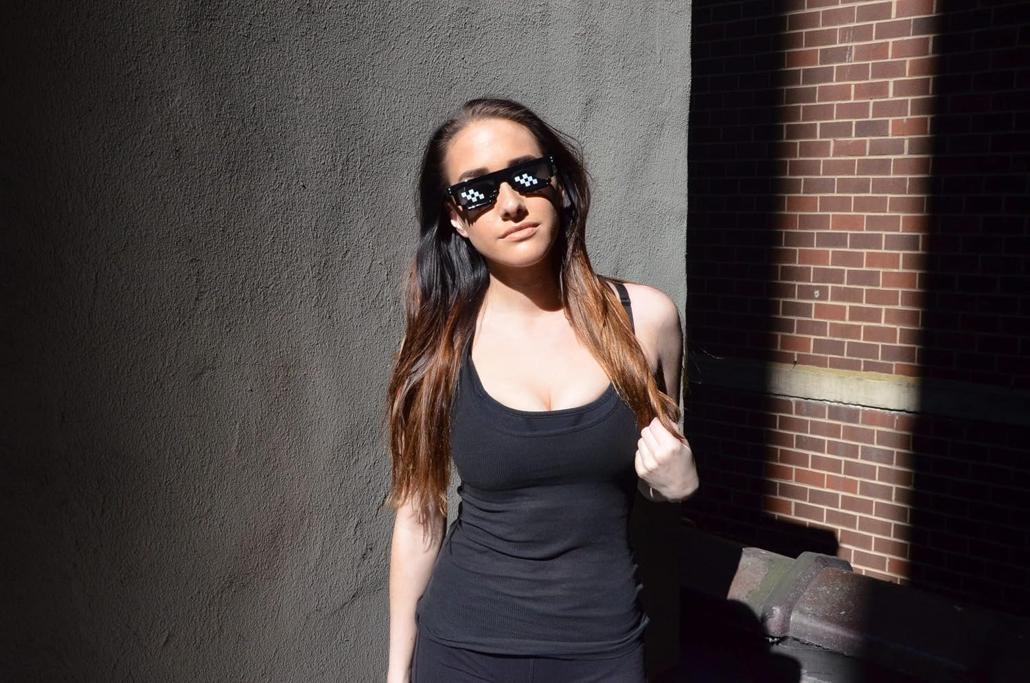 Thug Life sunglasses side view