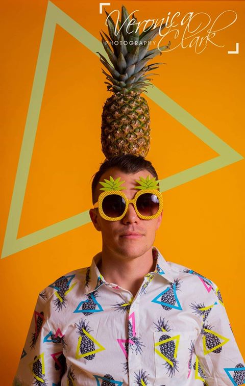Male Romper - Pineapples