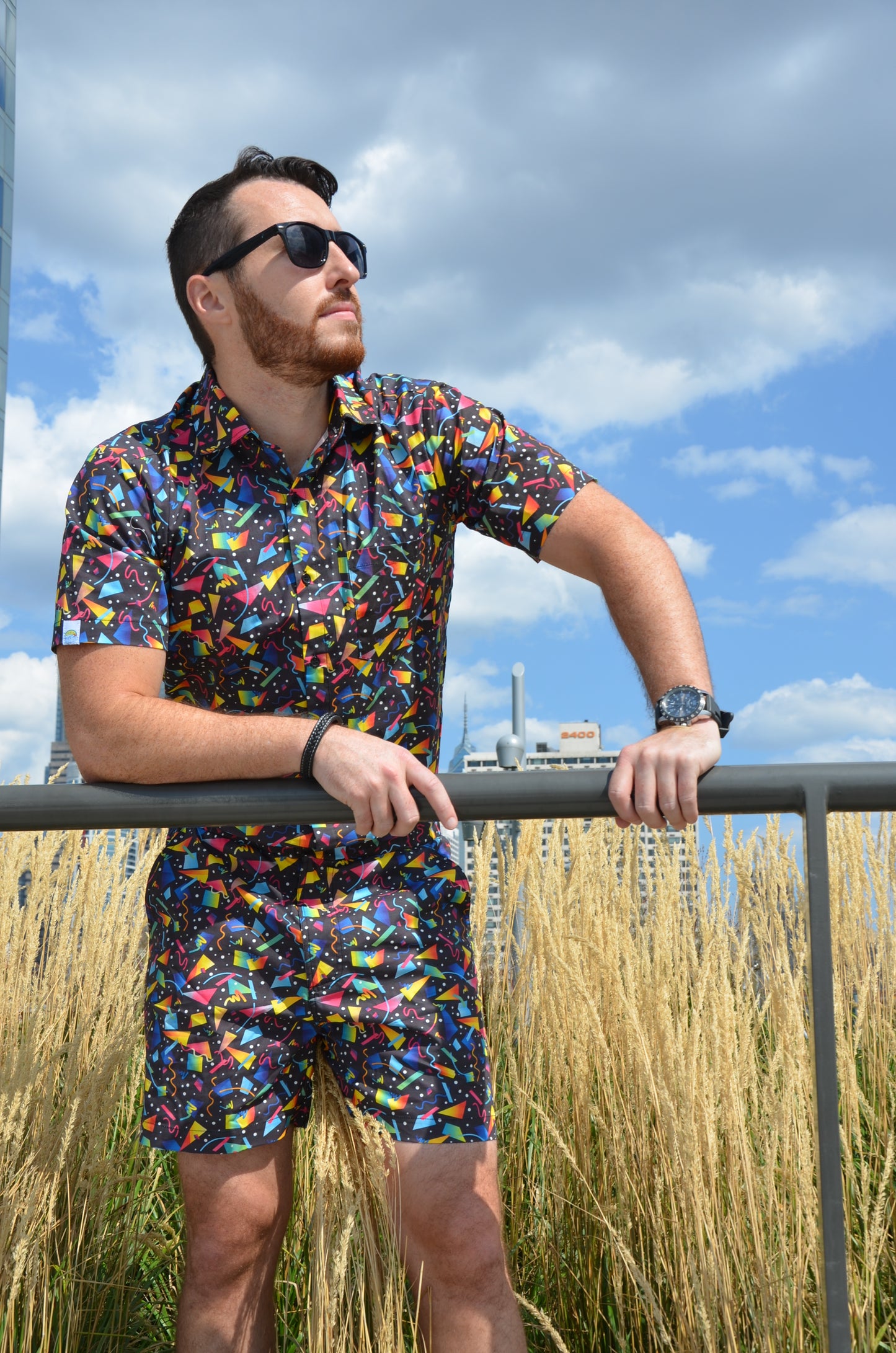 Male Romper - Confetti
