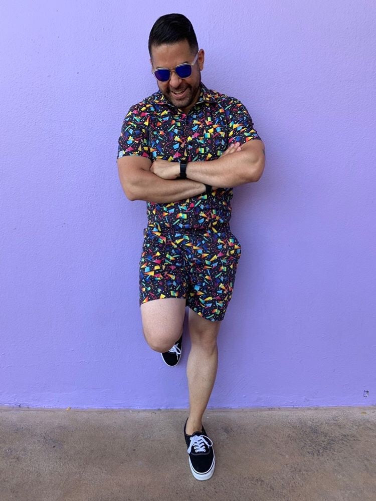 Confetti Male jumpsuit Romper