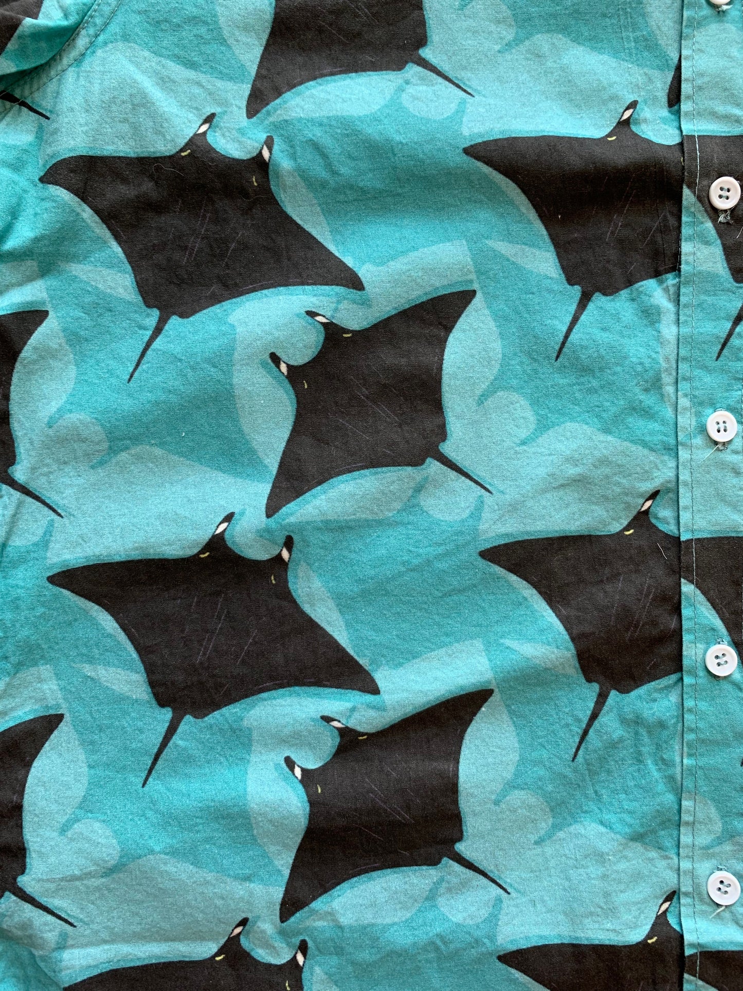 Hawaiian Shirt - Manta Ray