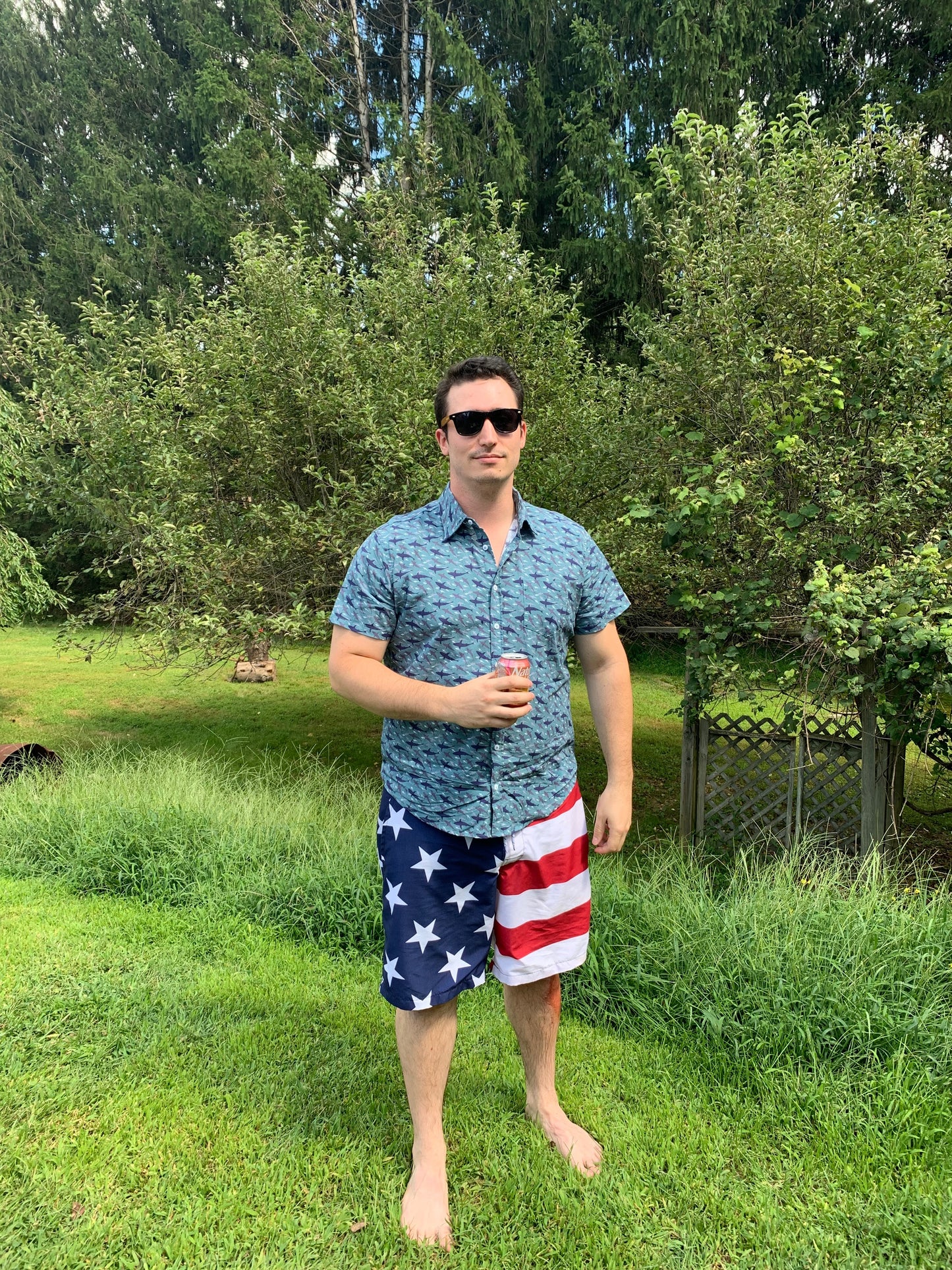 Hawaiian Shirt - Shark Attack!