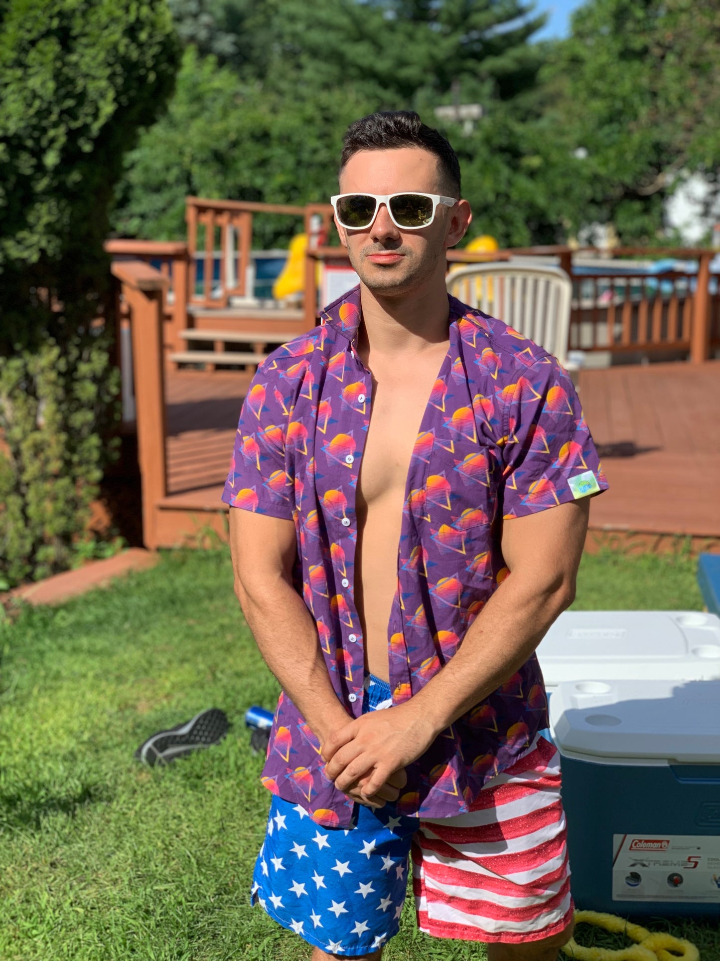 Hawaiian Shirt - Outrun