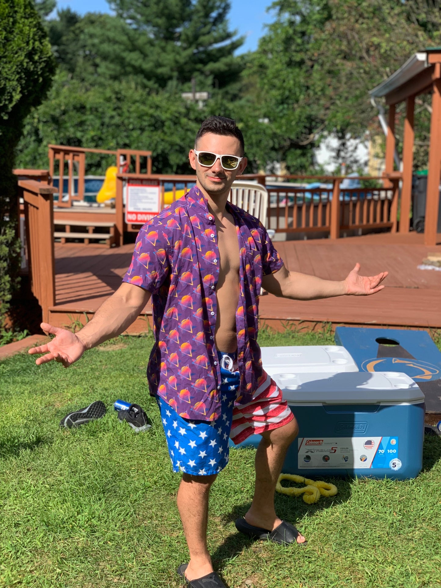 Hawaiian Shirt - Outrun