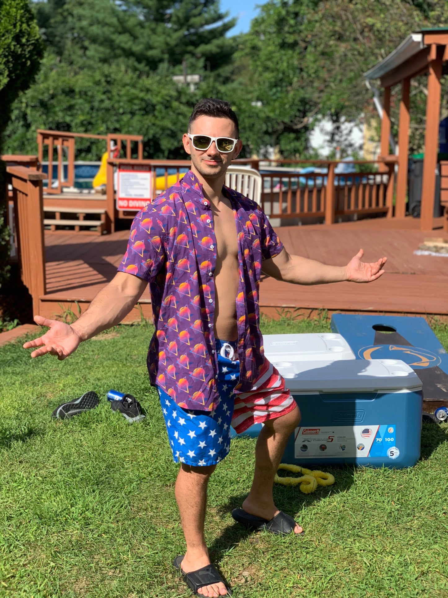 Hawaiian Shirt - Outrun