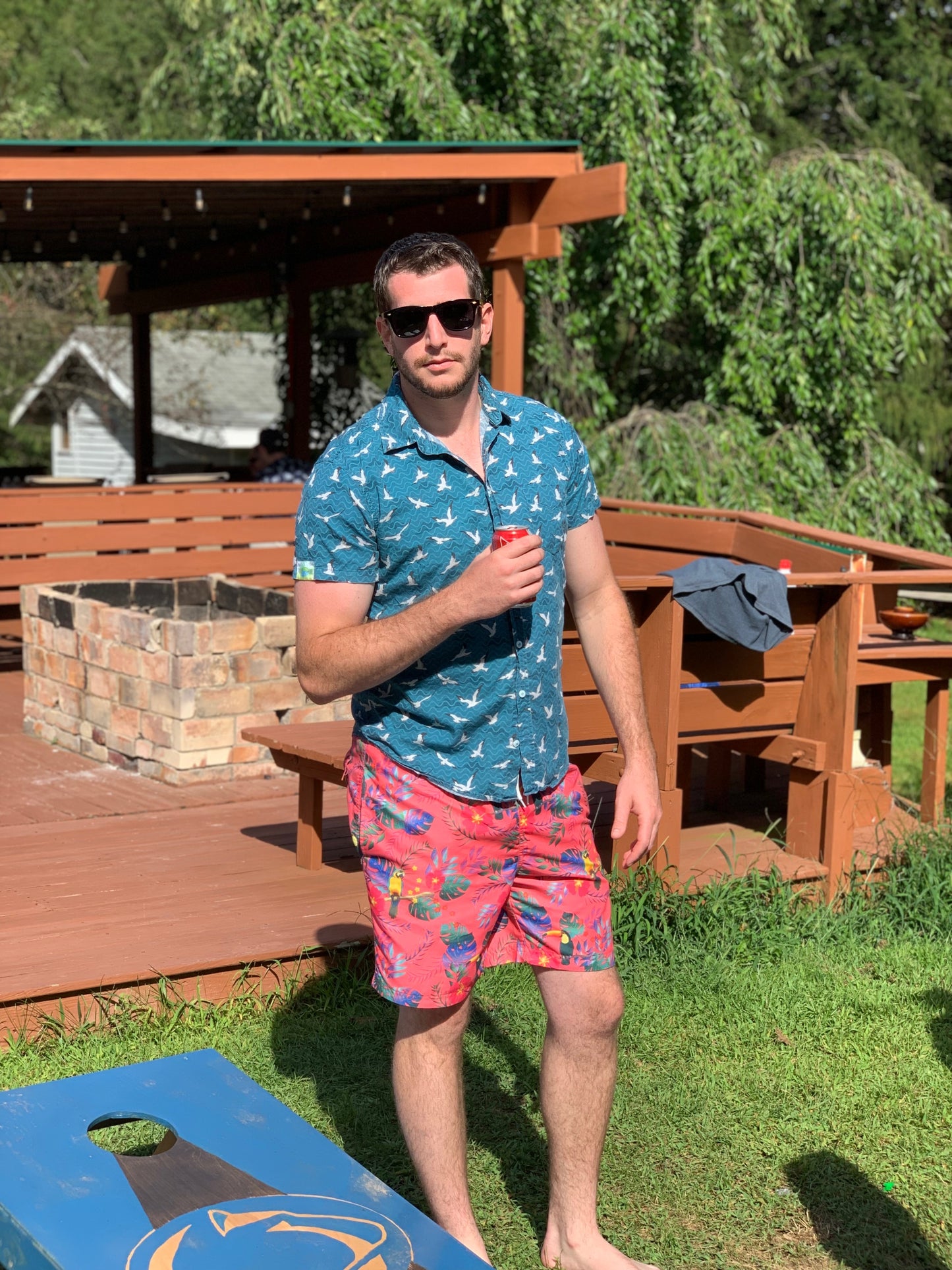 Hawaiian Shirt - Seagulls