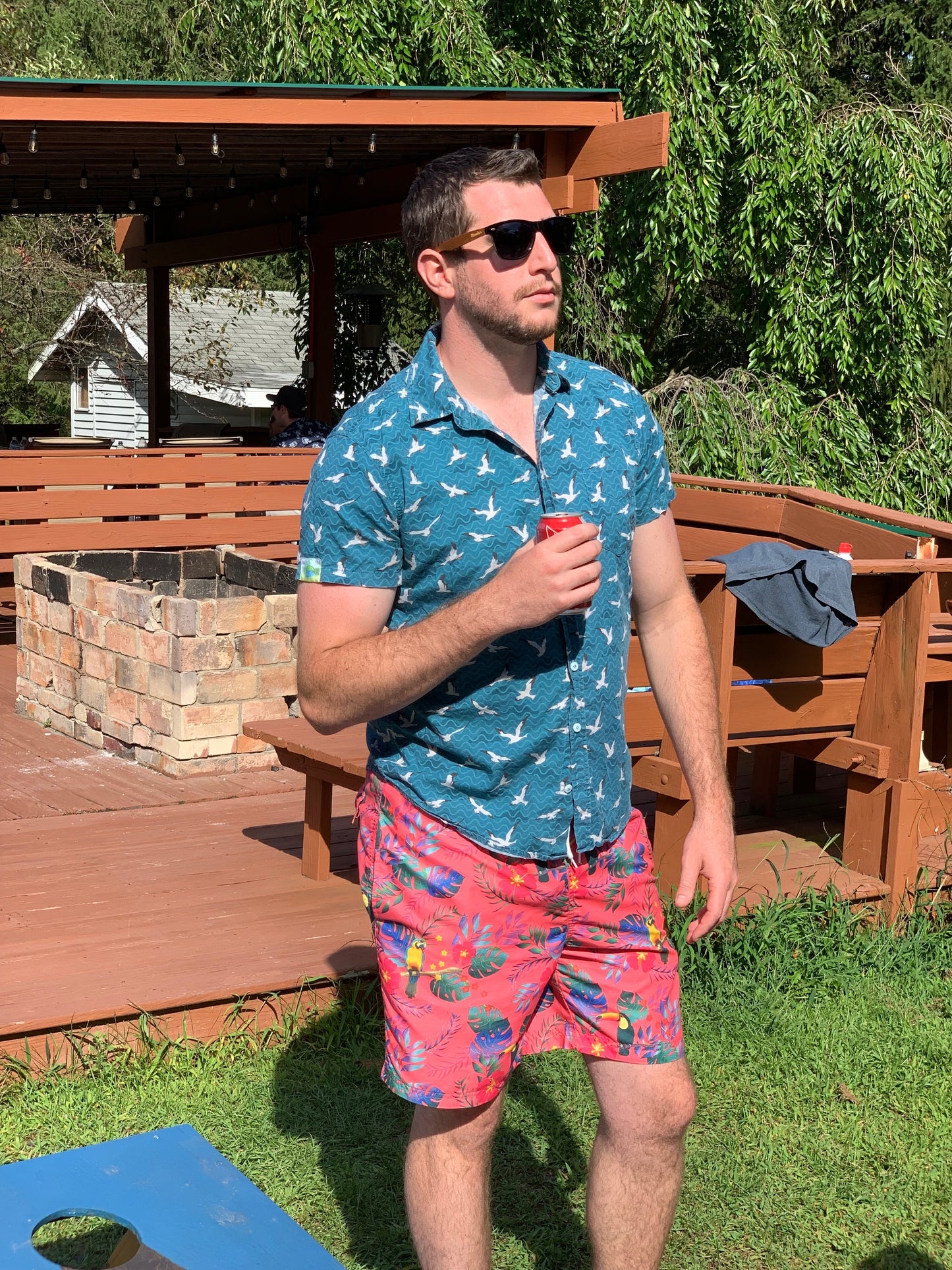 Hawaiian Shirt - Seagulls