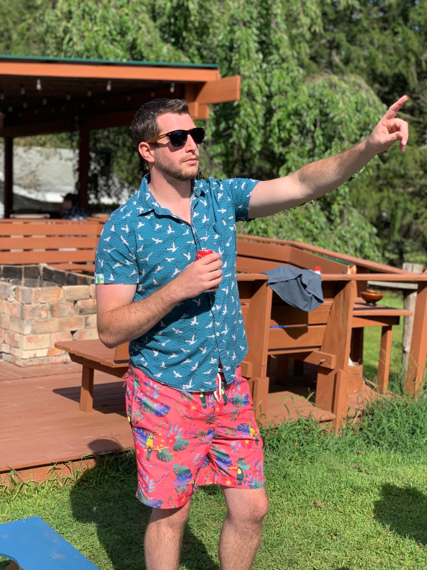 Hawaiian Shirt - Seagulls