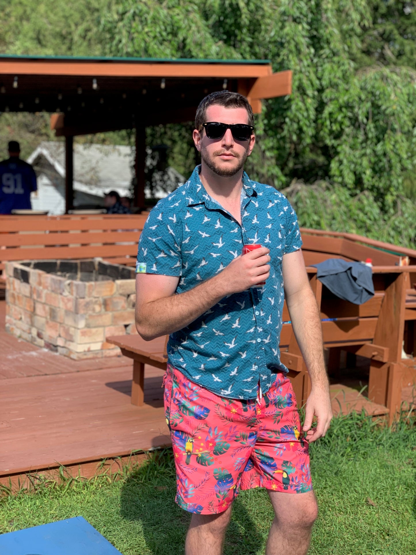 Hawaiian Shirt - Seagulls