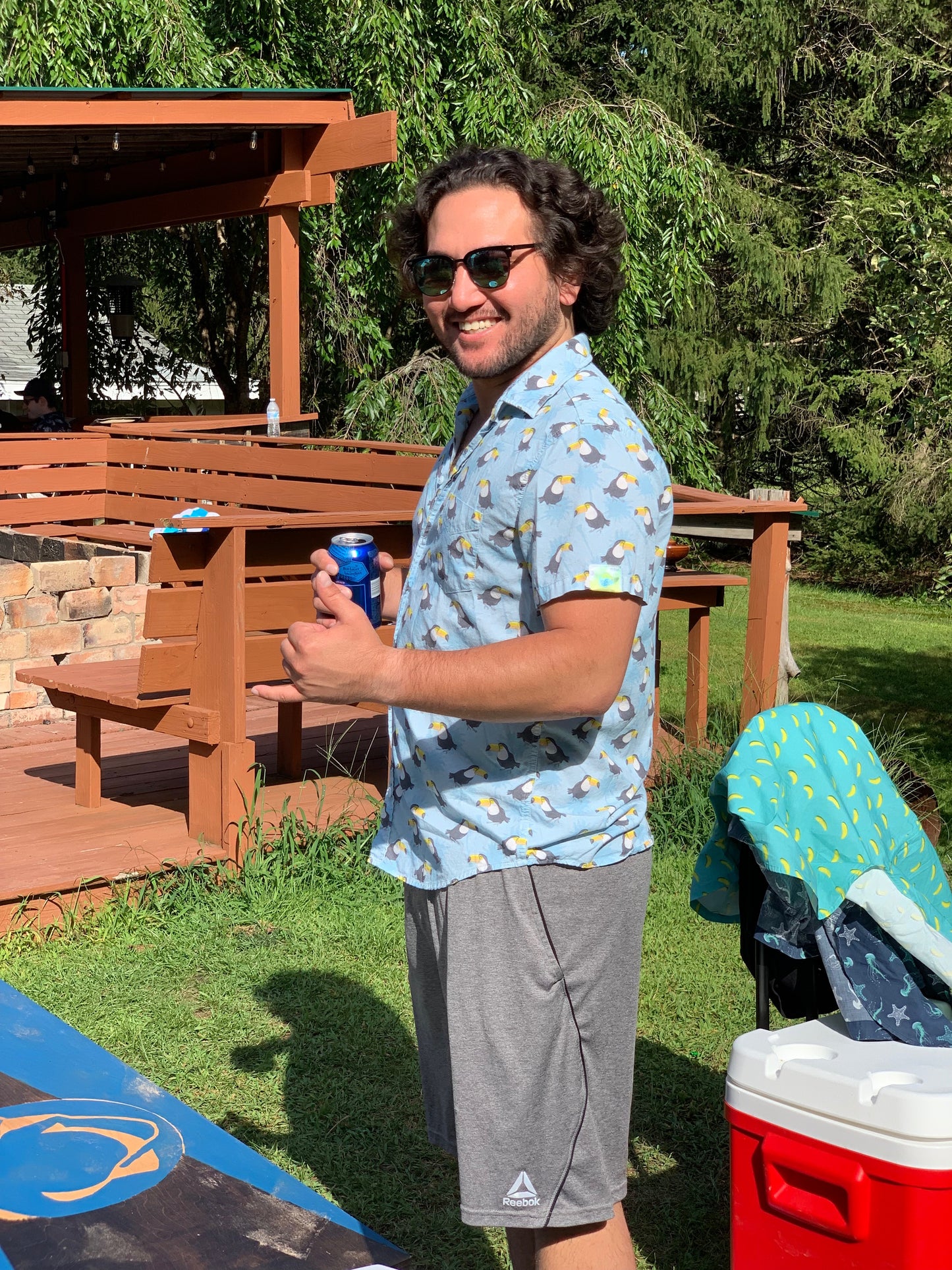Hawaiian Shirt - Happy Toucan