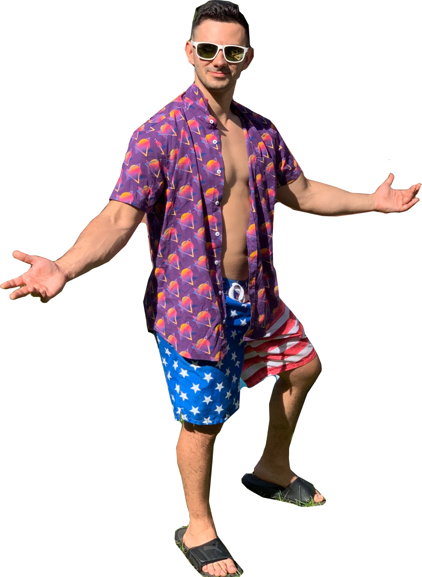 Hawaiian Shirt - Outrun