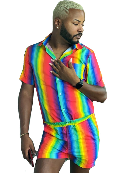 Rainbow Pride Romper