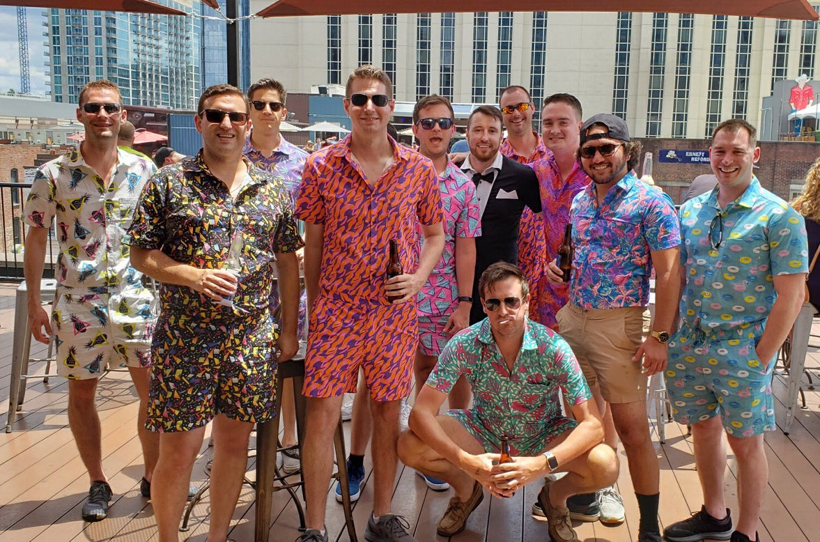 Male Rompers Romphims Group Shot