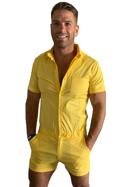 Male Romper - Yolk